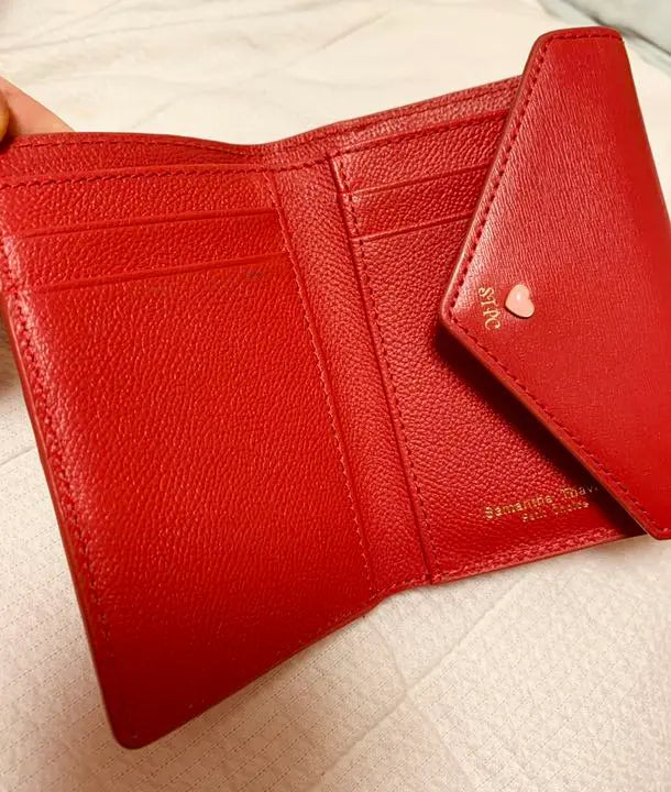 [Samantha Thavasa] Valentine's Style Red Folding Wallet