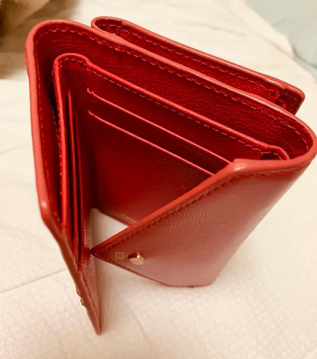 [Samantha Thavasa] Valentine's Style Red Folding Wallet