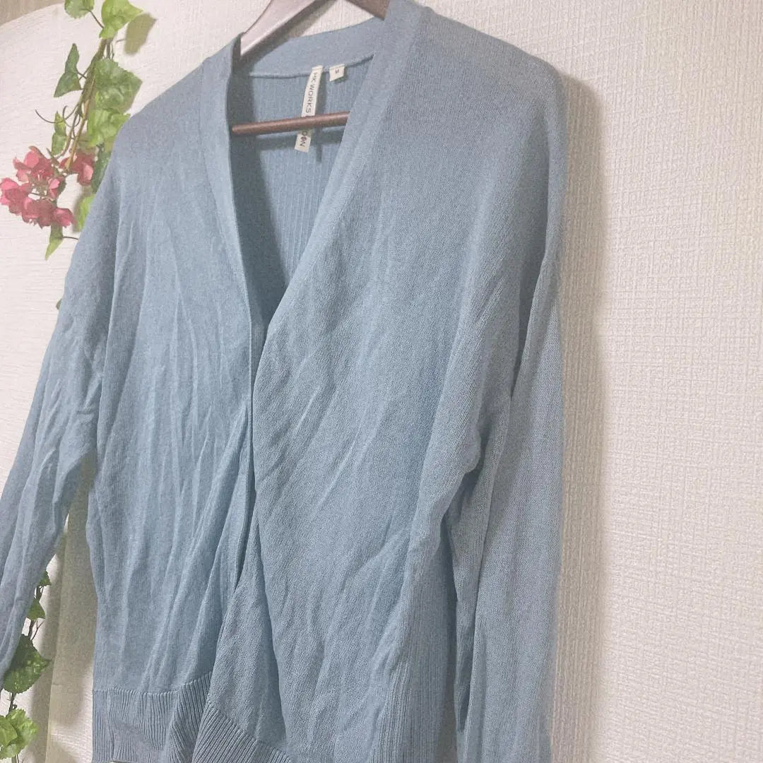 HK Works London Cardigan Rayon Haori Transparent V-neck Spring/Summer