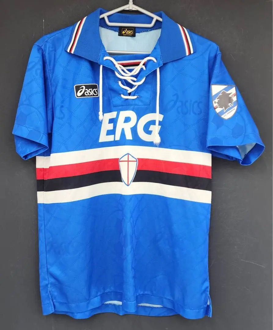 94/95 Sampdoria Mancini Asics Official Uniform at the time