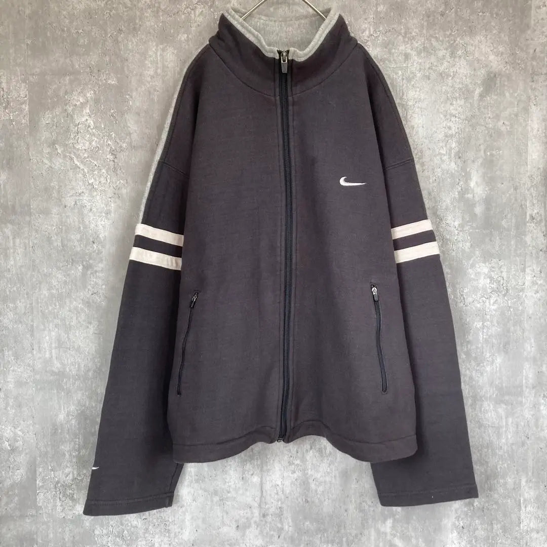 [Etiqueta plateada] Nike Nike Zip -up Blouson Jacket Ropa vieja para hombre | 【銀タグ】NIKE ナイキ ジップ アップ ブルゾン ジャケット メンズ 古着