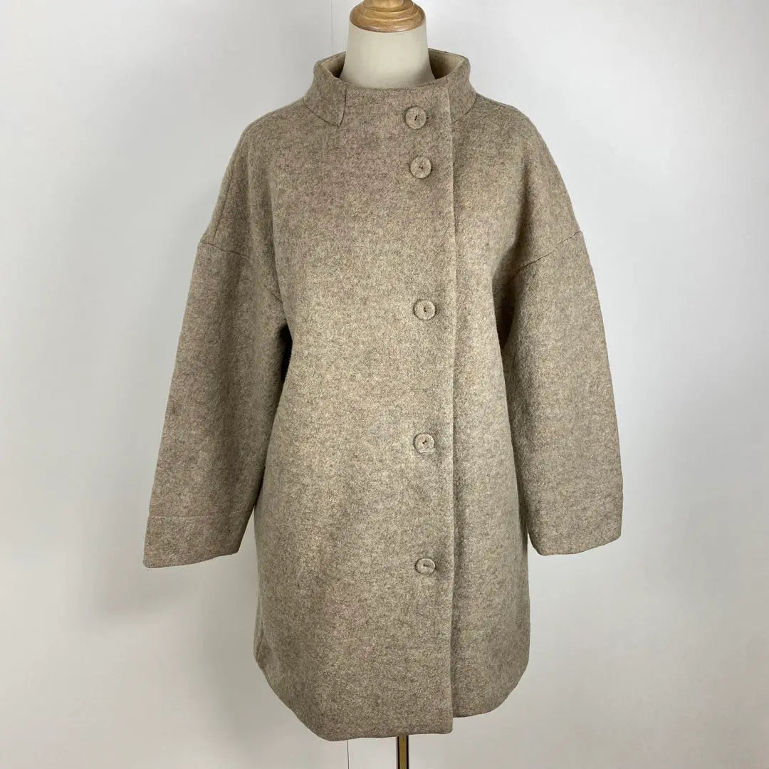 Beautiful condition nop de nod wool coat outerwear M | 美品 nop de nod ノップドゥノッド ウールコート アウター 羽織り M