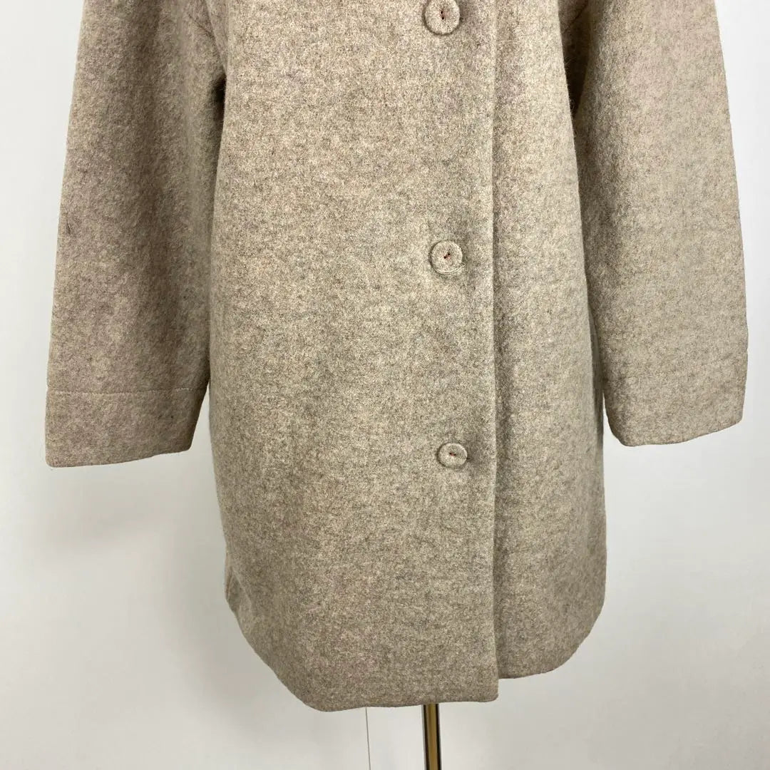 Beautiful condition nop de nod wool coat outerwear M | 美品 nop de nod ノップドゥノッド ウールコート アウター 羽織り M