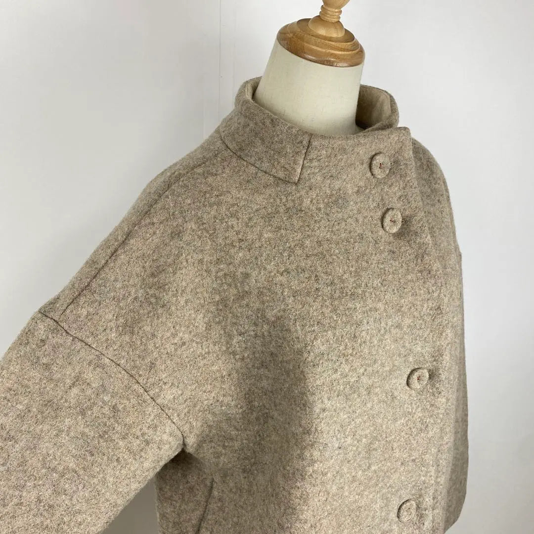 Beautiful condition nop de nod wool coat outerwear M | 美品 nop de nod ノップドゥノッド ウールコート アウター 羽織り M