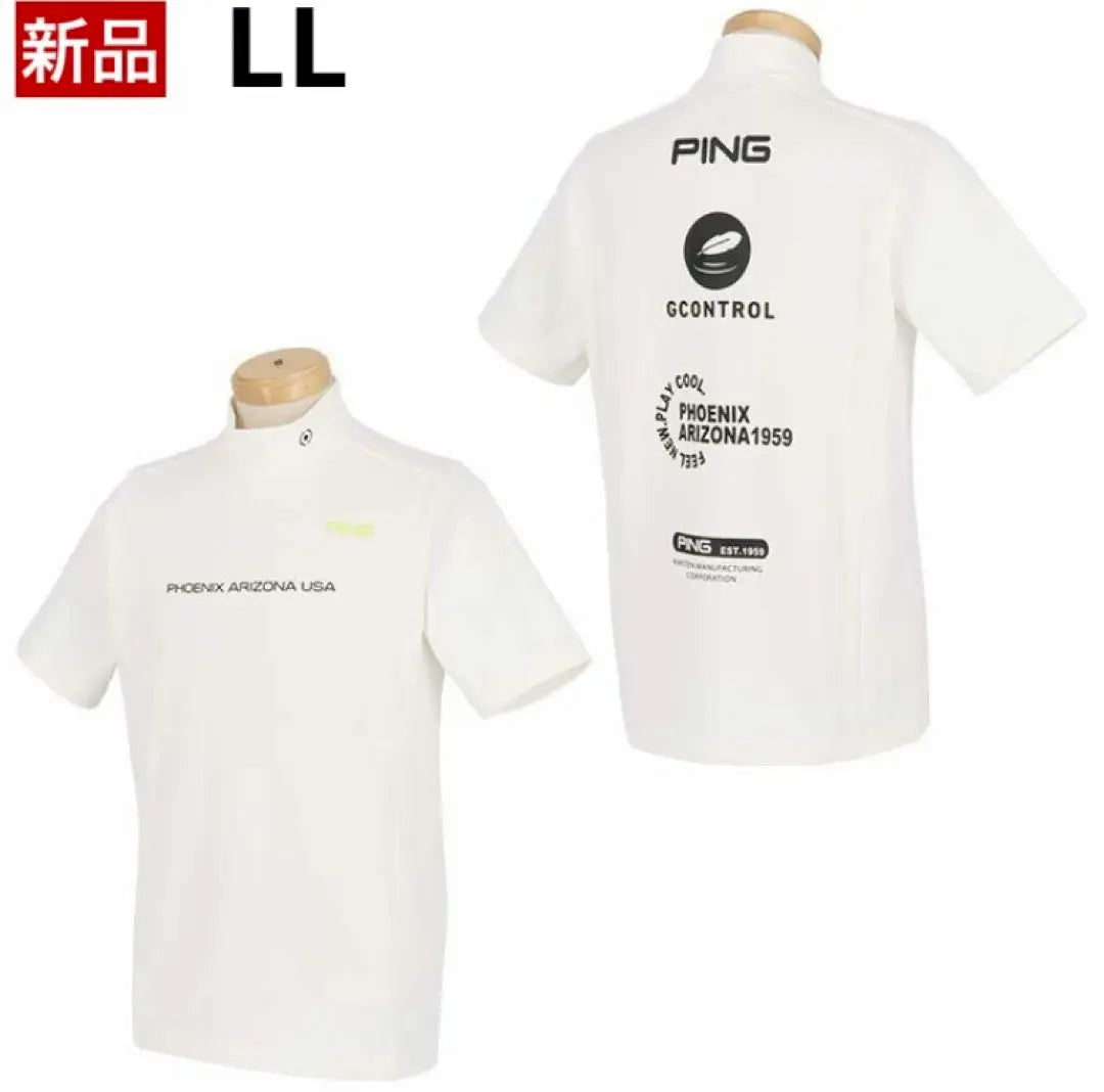 [New] PING High Neck Mock Neck Short Sleeve LL Size