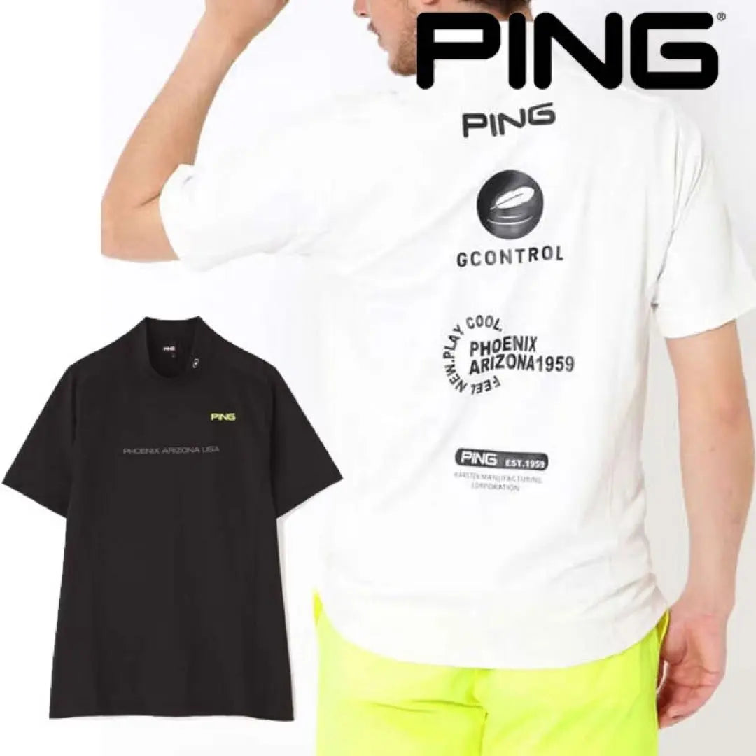 [New] PING High Neck Mock Neck Short Sleeve LL Size