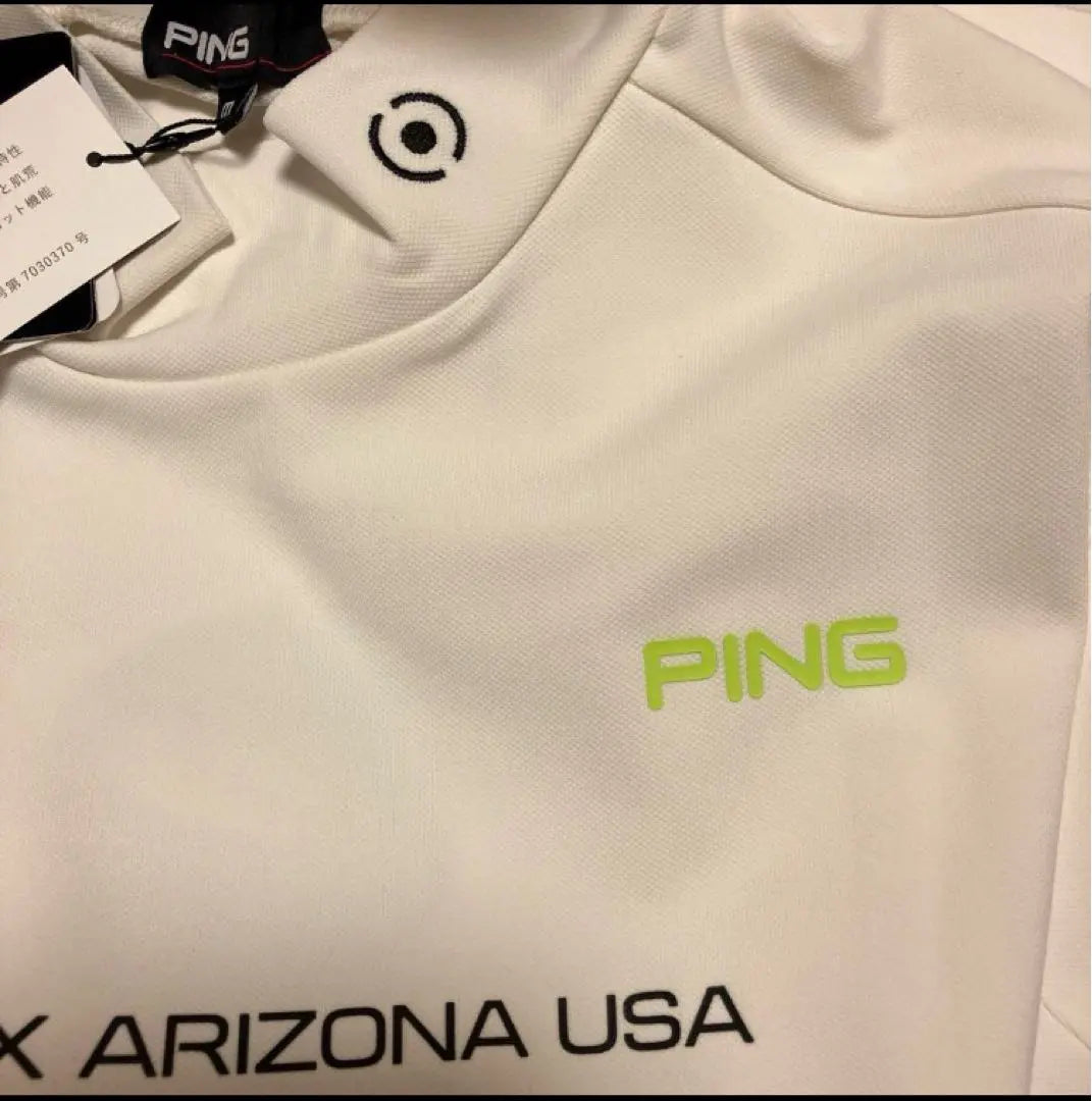 [New] PING High Neck Mock Neck Short Sleeve LL Size