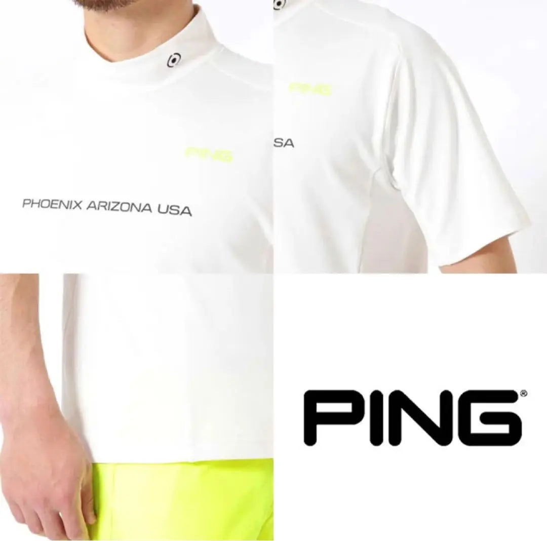 [New] PING High Neck Mock Neck Short Sleeve LL Size