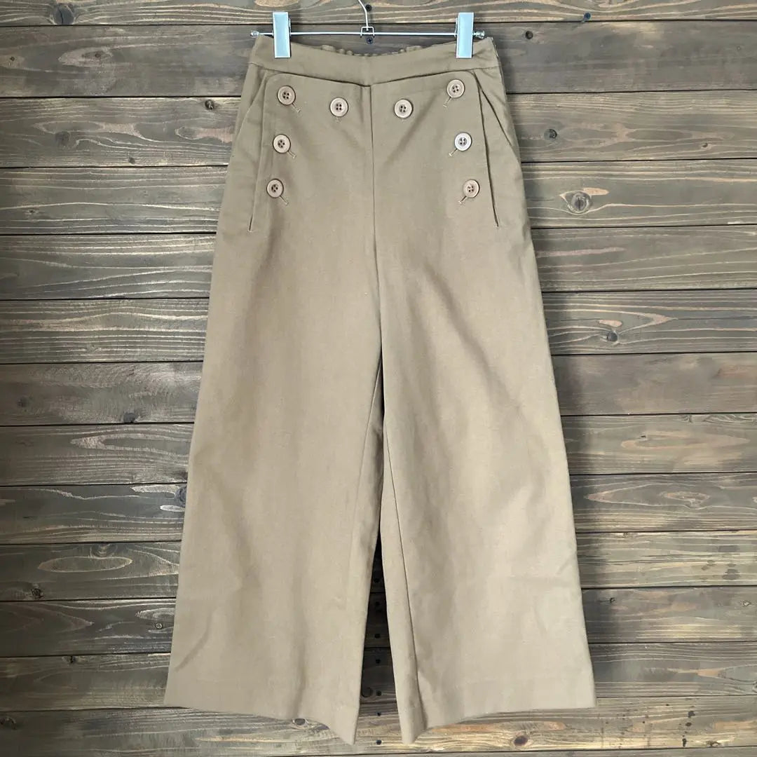 ♦︎【Omekashi】Pantalones casuales Omekashi con botones F