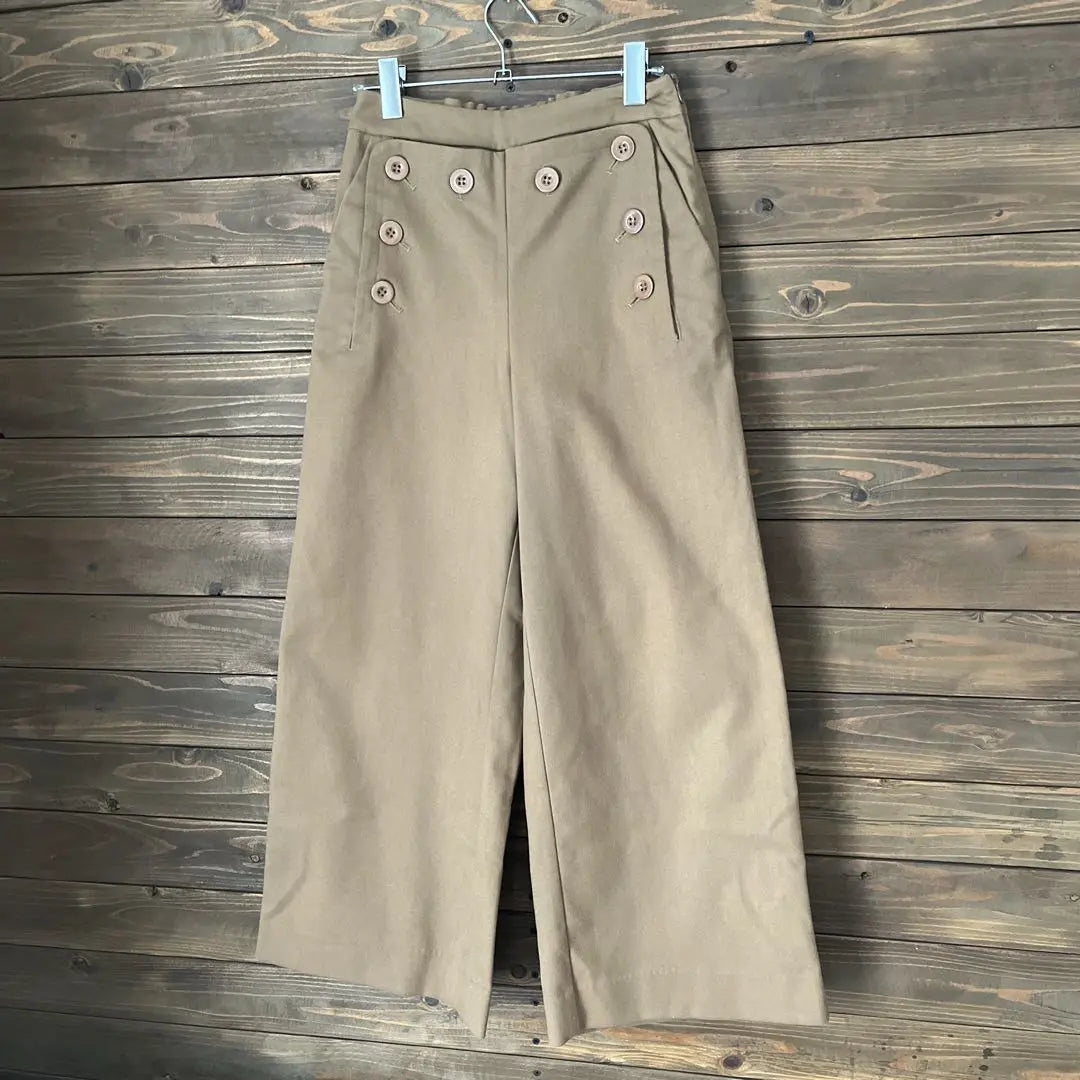 ♦︎【Omekashi】Pantalones casuales Omekashi con botones F