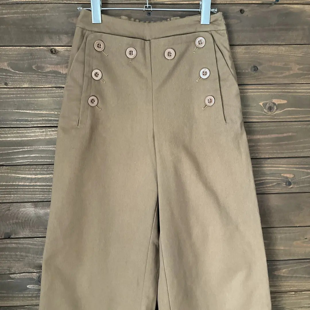 ♦︎【Omekashi】Pantalones casuales Omekashi con botones F