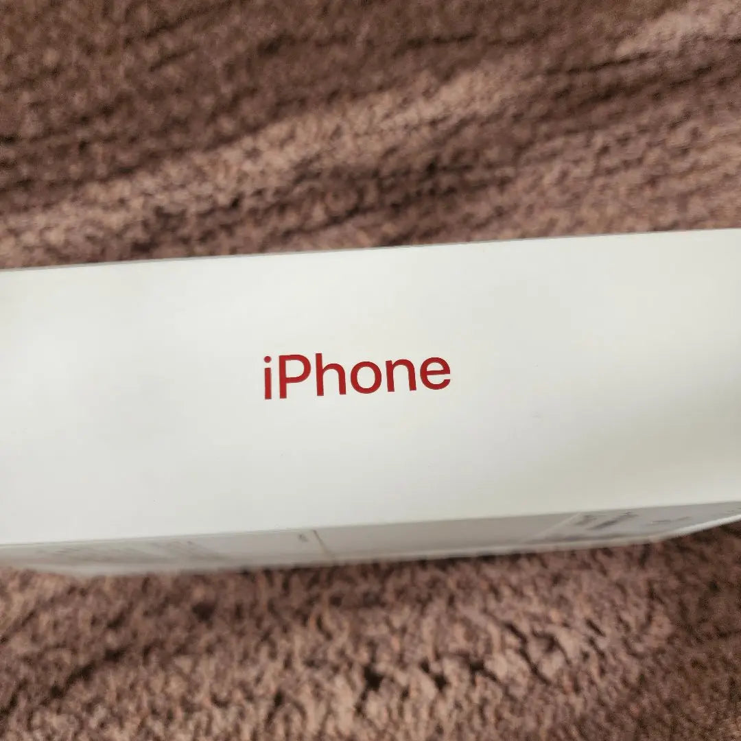 iphone SE 64GB red empty box