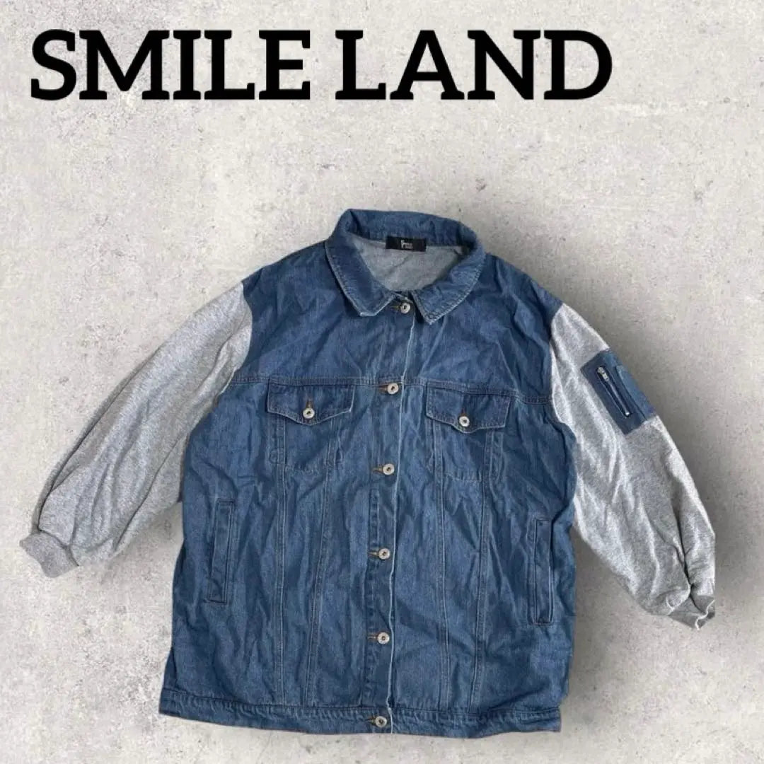 Camisa vaquera SMILE LAND Switching (L) Azul Capas Elegante