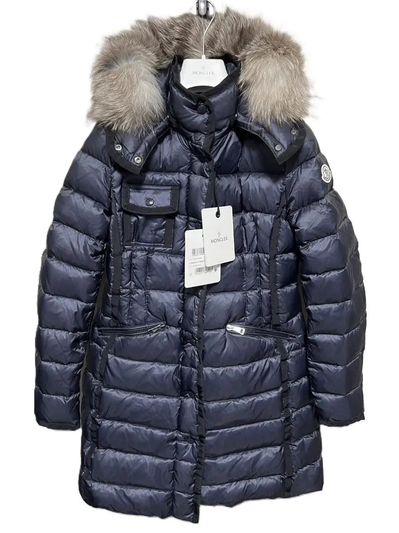 [New and unused] MONCLER Elmifer Down Jacket TG4 Navy Color