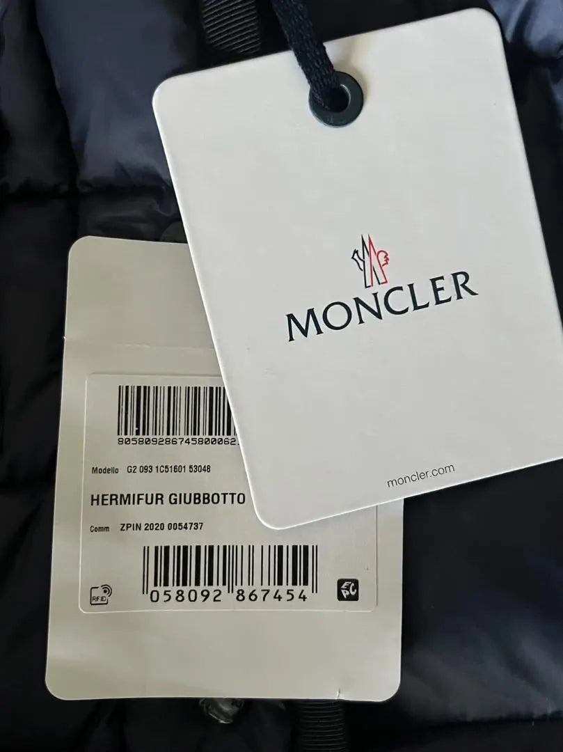 [New and unused] MONCLER Elmifer Down Jacket TG4 Navy Color