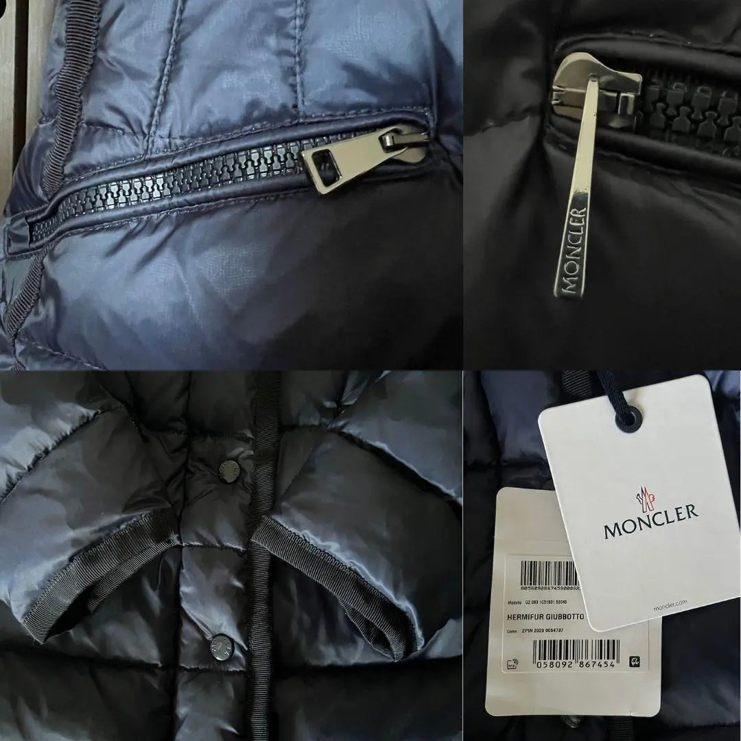 [New and unused] MONCLER Elmifer Down Jacket TG4 Navy Color