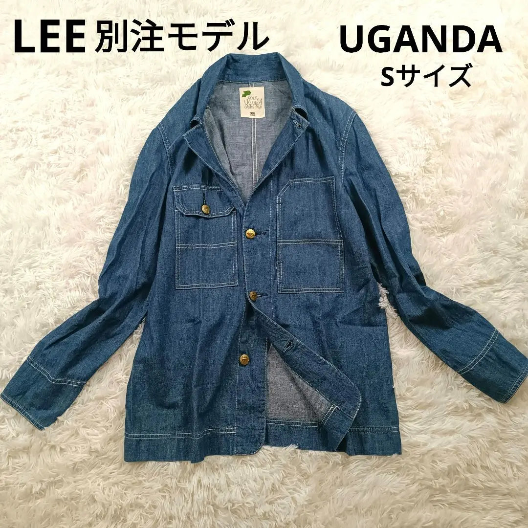 Lee special order model denim shirt Uganda model LEE coverall dark blue S