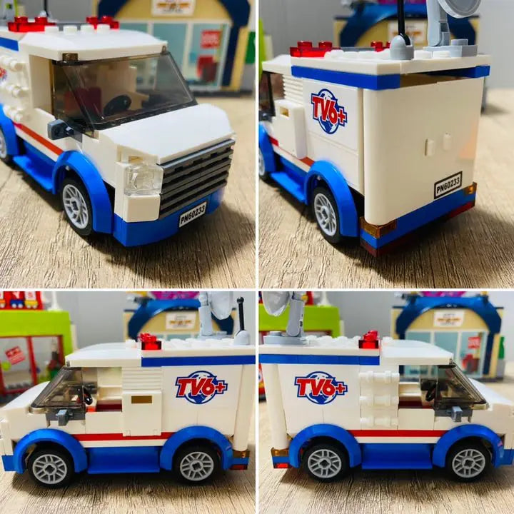 Lego (LEGO) Giant Crane Car is active! Opening of Donut Shop 60233 | レゴ(LEGO)シティ 巨大クレーン車が活躍!ドーナツショップの開店 60233