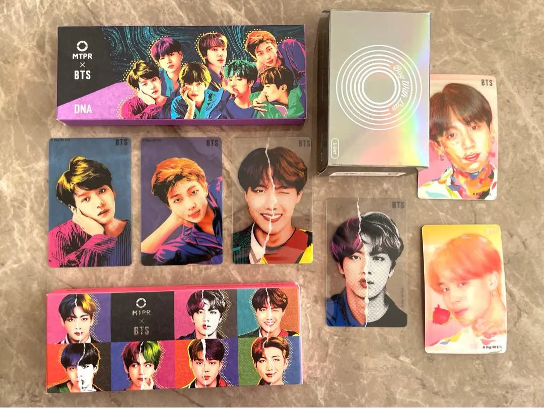 Juego de 6 tarjetas coleccionables de BTS: Jung Hoseok, J-Hope, Gook, Jimin, Jin y Nam