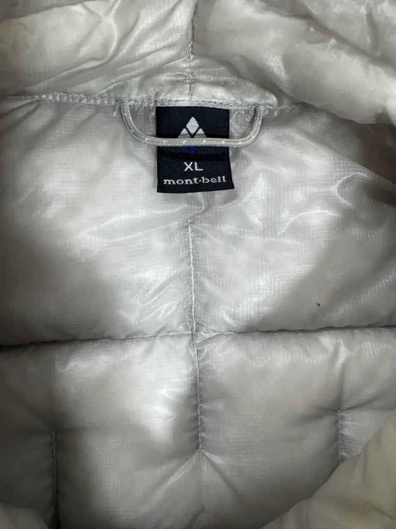 mont-bell XL down jacket white