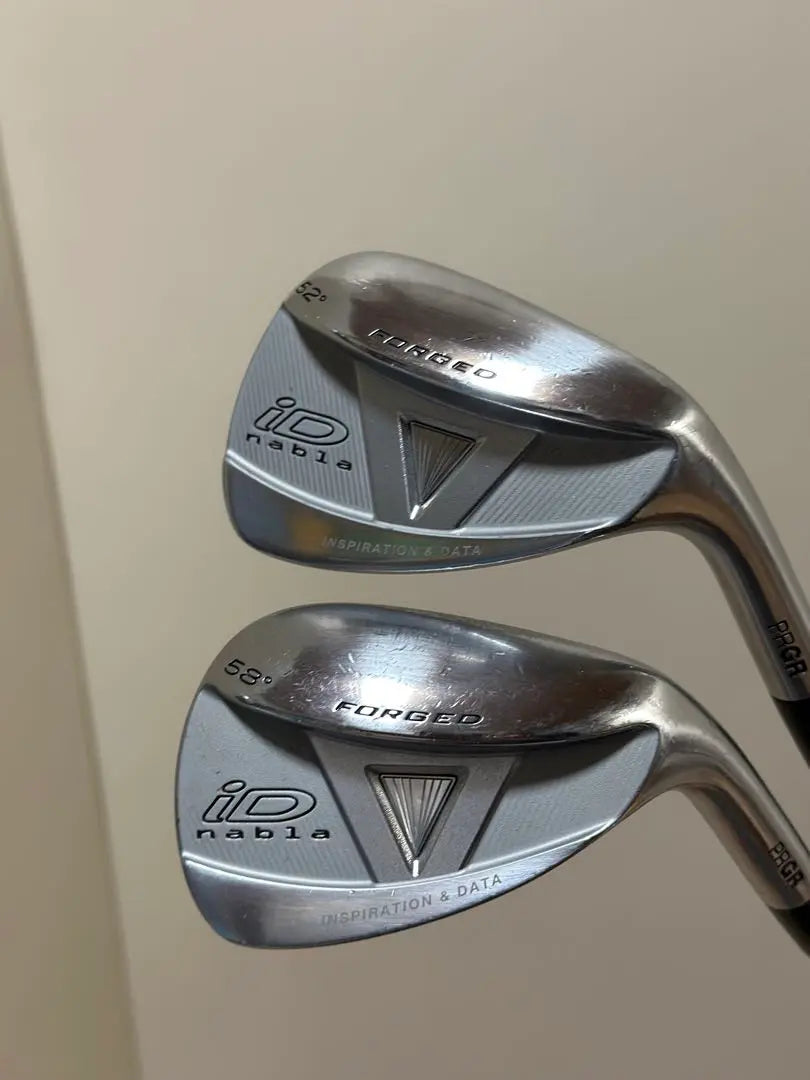 ID NABLA Fusion wedge 52 ° 58 ° set | iD nabla フォージドウェッジ 52° 58° セット