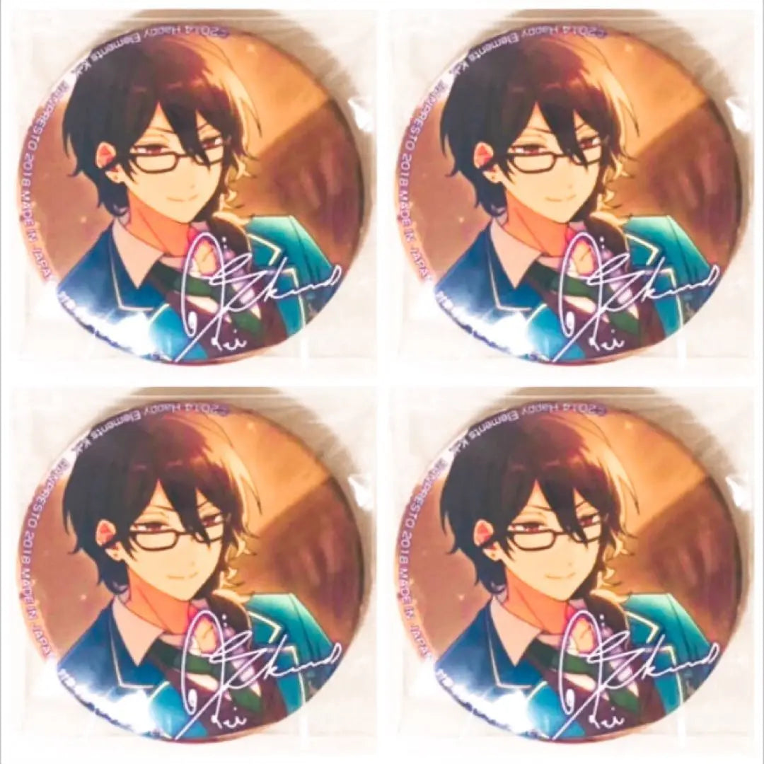 New ★Ensemble Stars ★UNDEAD [Sakuma Rei] 4th ★Variety Can Badge ★Rosary Can ★4 items