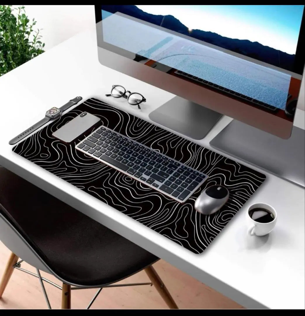 Large Mouse Pad Black 88✖️40 Gaming Mat Desk Mat