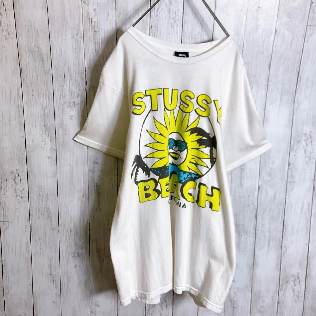 [Difícil de conseguir] Stussy Camiseta de manga blanca Stussy #2479 | 【入手困難】ステューシー STUSSY ホワイト 半袖 Tシャツ #2479