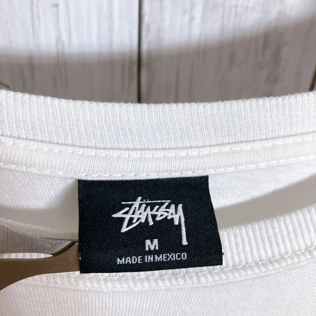 [Difícil de conseguir] Stussy Camiseta de manga blanca Stussy #2479 | 【入手困難】ステューシー STUSSY ホワイト 半袖 Tシャツ #2479