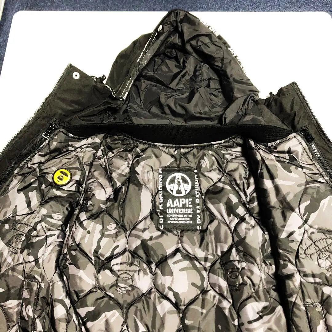 Chaqueta de pesca AAPE UNIVERSE negra