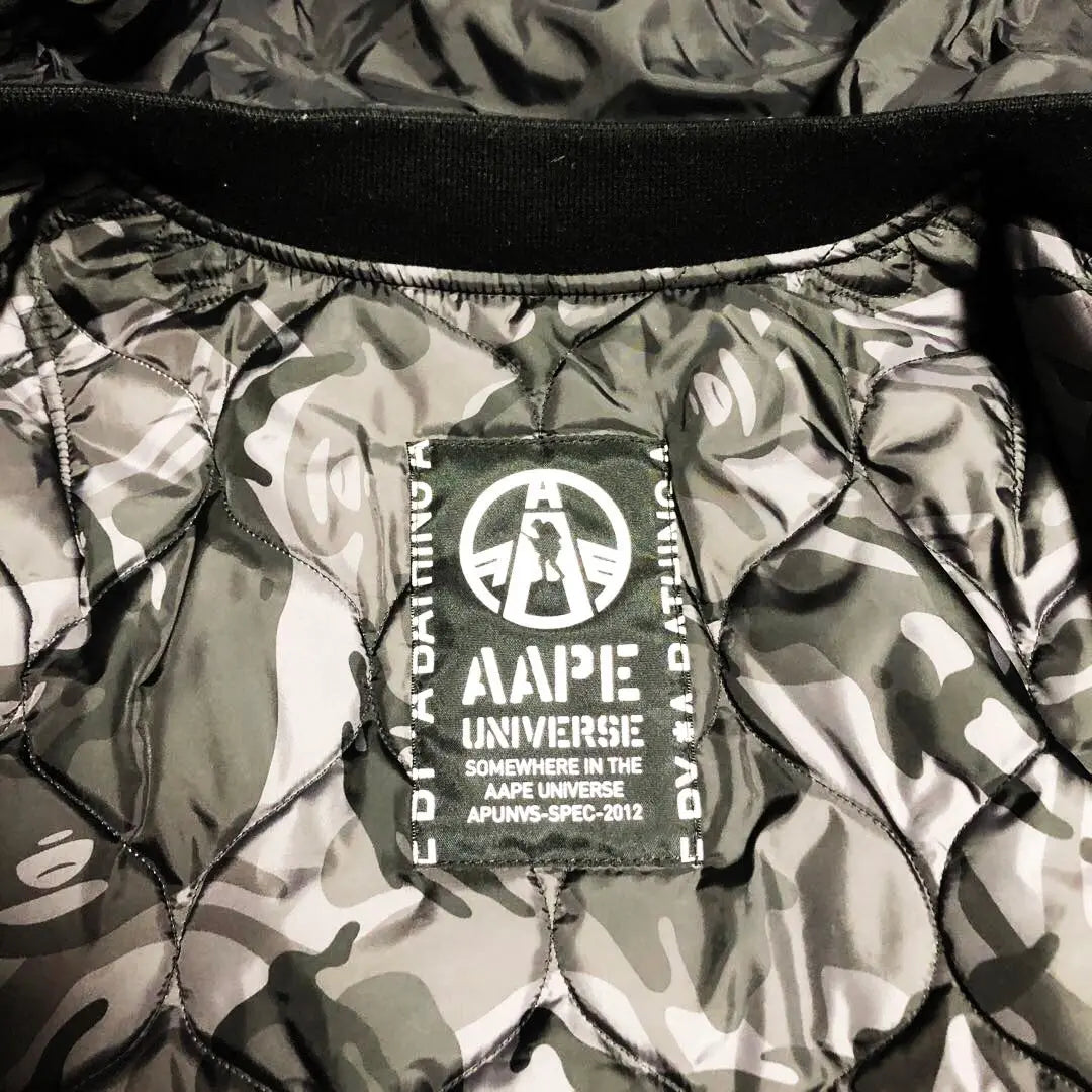 Chaqueta de pesca AAPE UNIVERSE negra