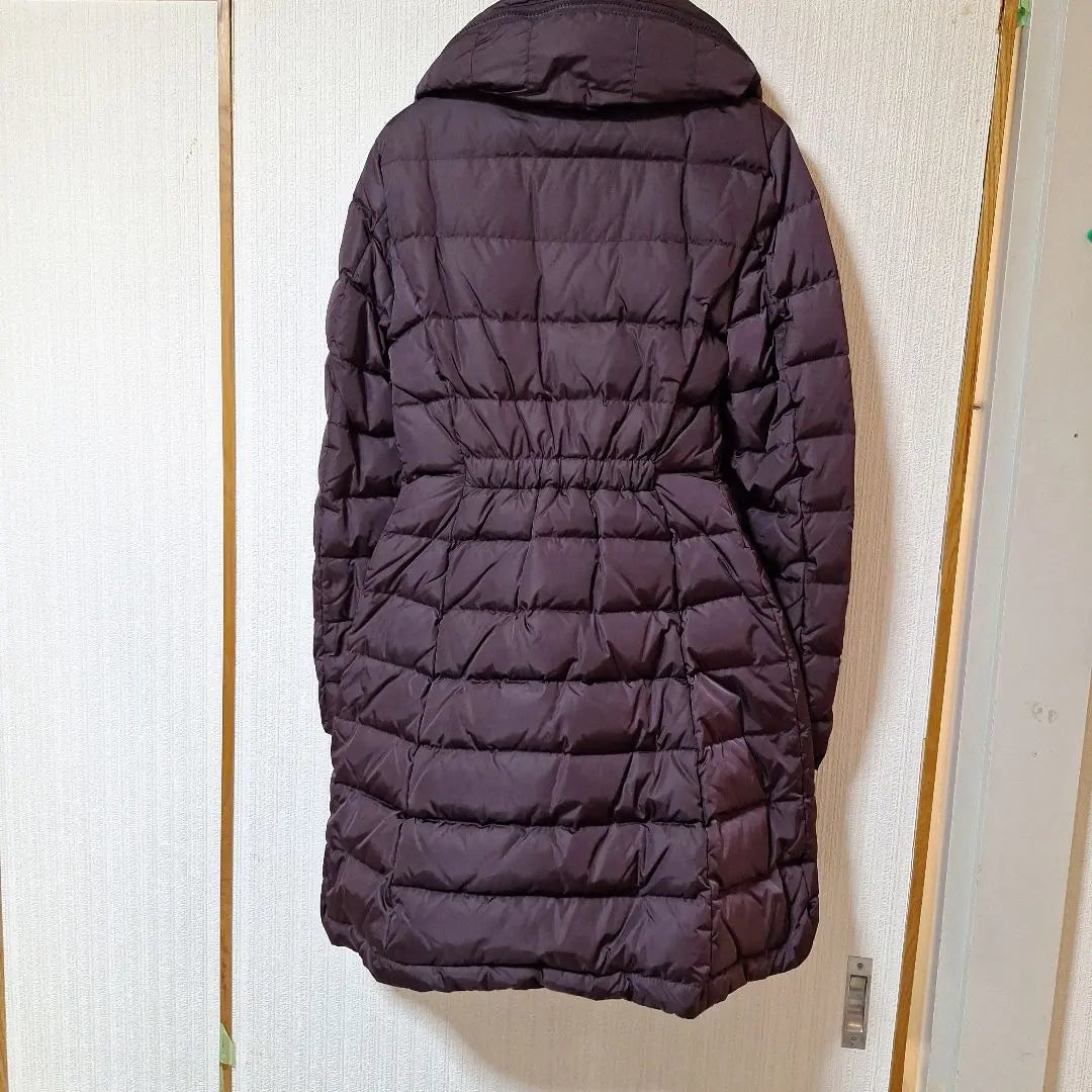 MONCLER Flamette Purple Long Down Jacket