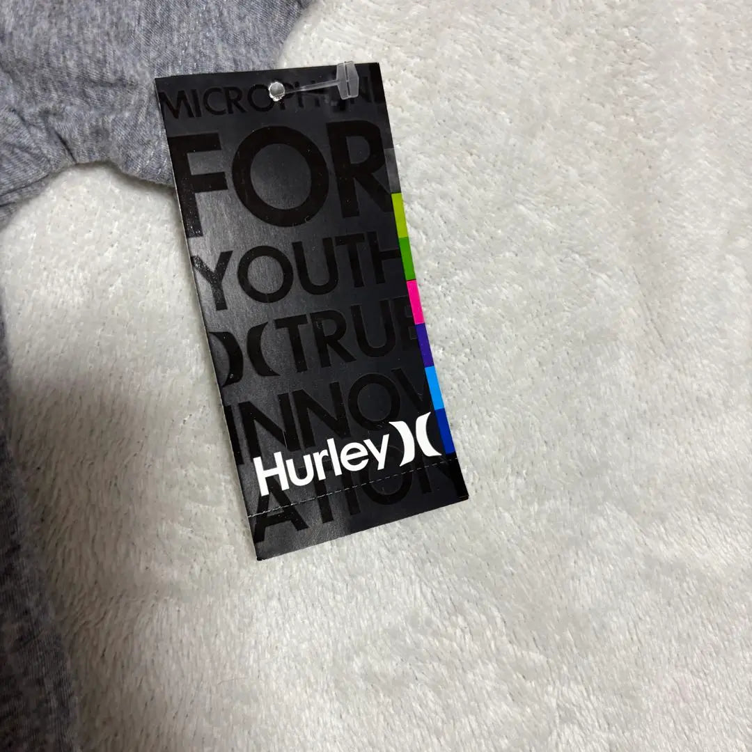 Unused ♡ tagged Hurley Grey T-shirt XS Yellow White