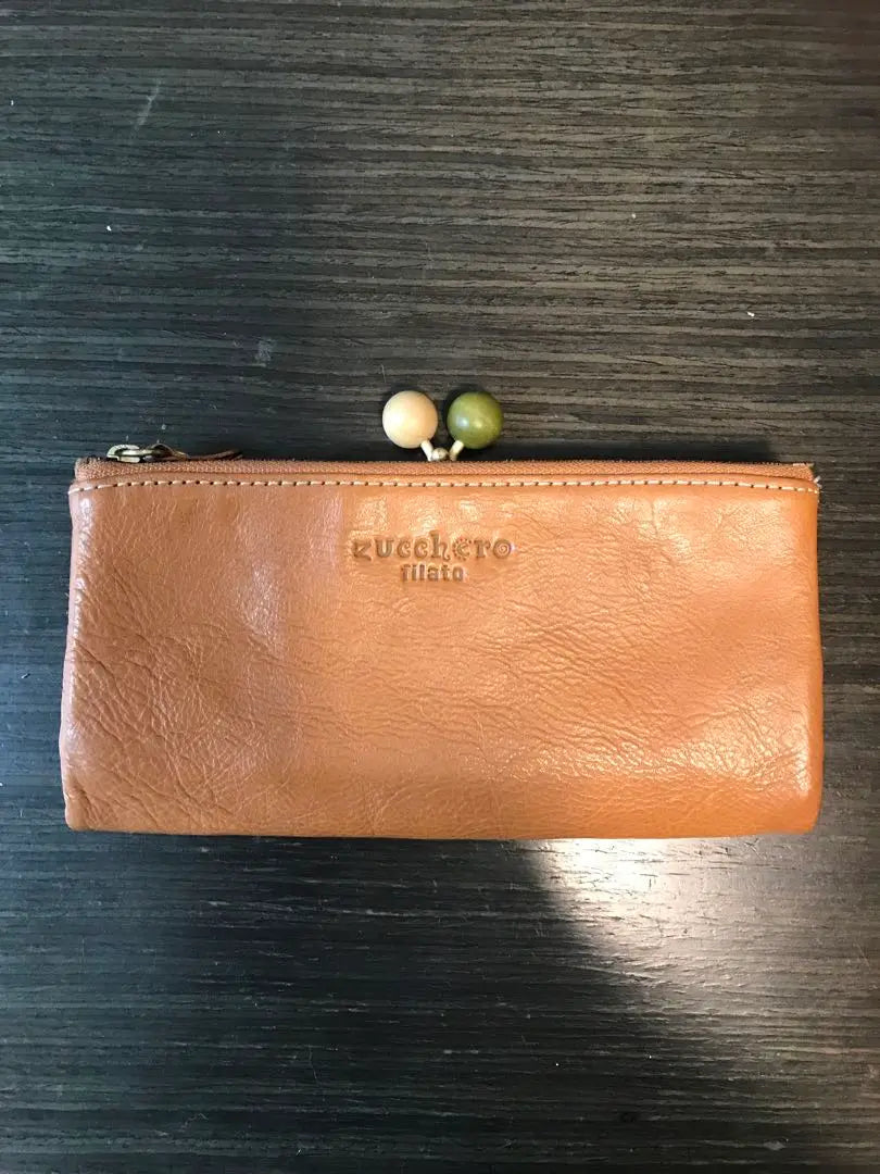 Zucchero Fillate Gamaguchi Leather Wallet for Sakuramon