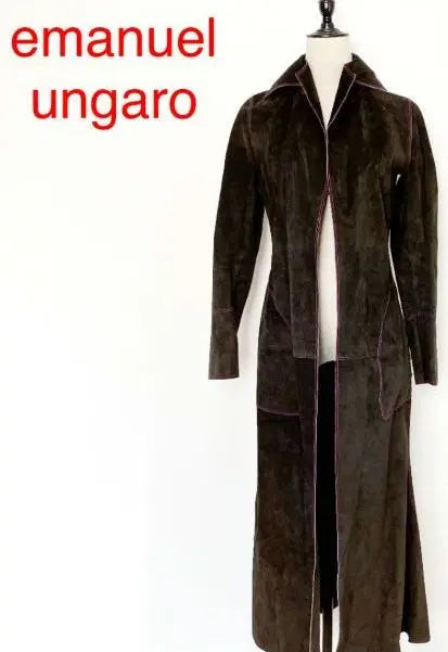 emanuel ungaro abrigo de cuero emanuel ungaro