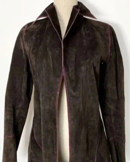 emanuel ungaro emanuel ungaro leather coat