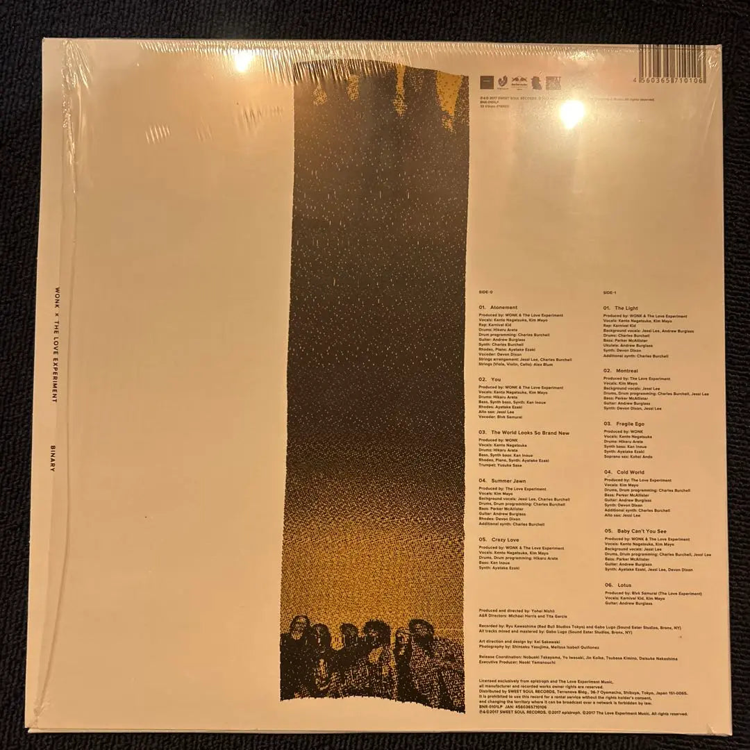 WONK THE LOVE EXPERIMENT BINARY LP in good condition