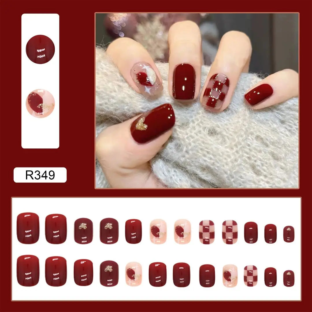 Descuento por tiempo limitado 523 Lover Board Nail Tip Color claro Estudiante de escuela primaria Extraíble T16