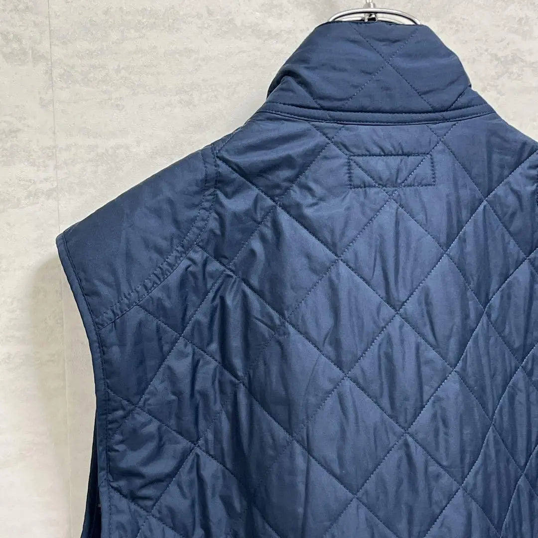 Polo Ralph Lauren quilted vest/padded/navy/black watch | 美品『ポロラルフローレン』キルティングベスト/中綿/ネイビー/ブラックウォッチ