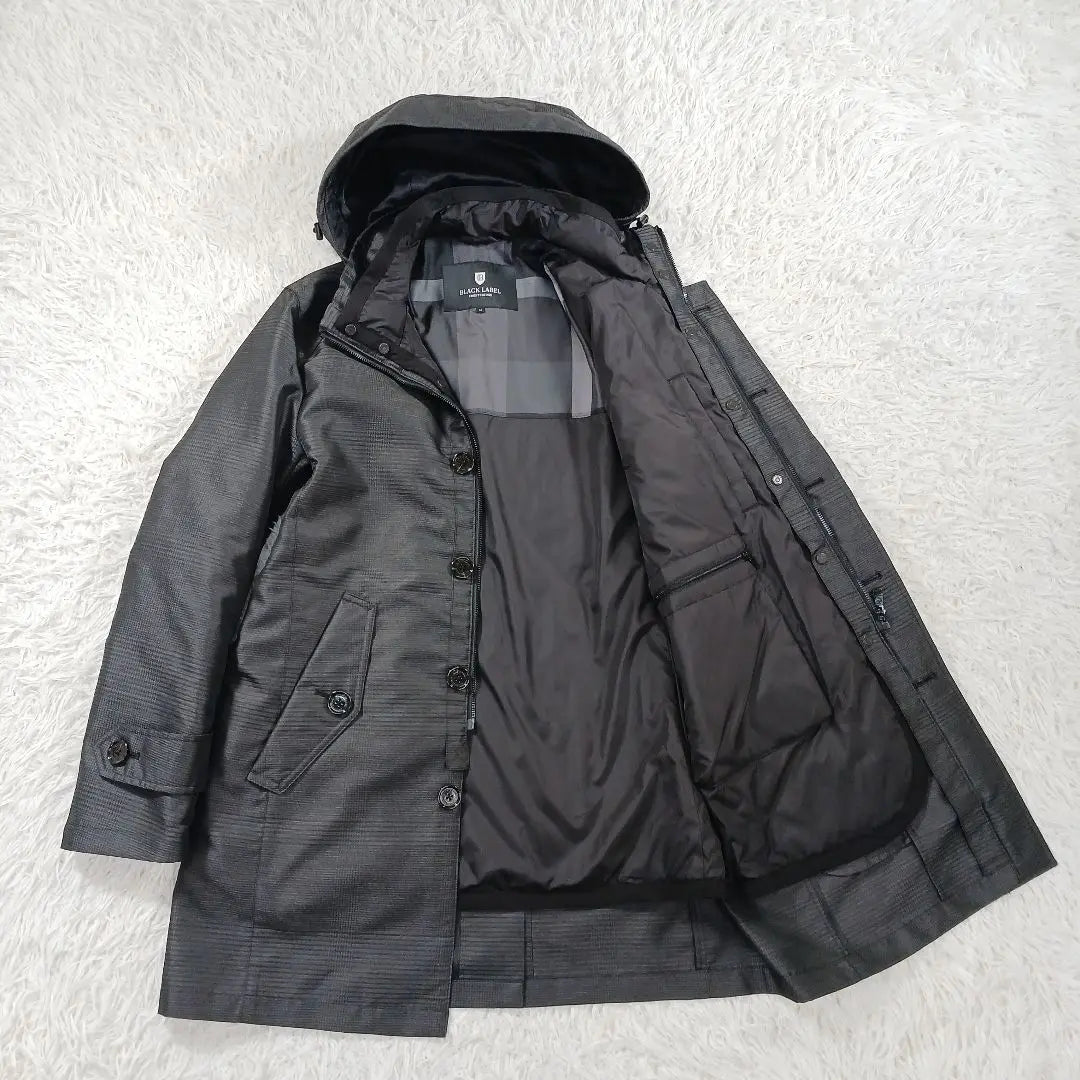 ✨Good condition✨Black label 2in1 coat with down liner, gray, size M