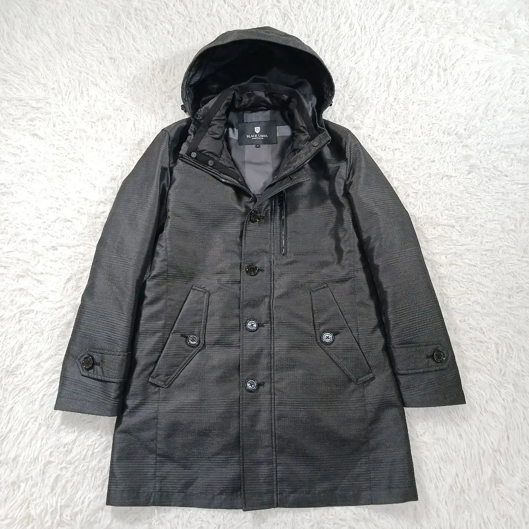 ✨Good condition✨Black label 2in1 coat with down liner, gray, size M