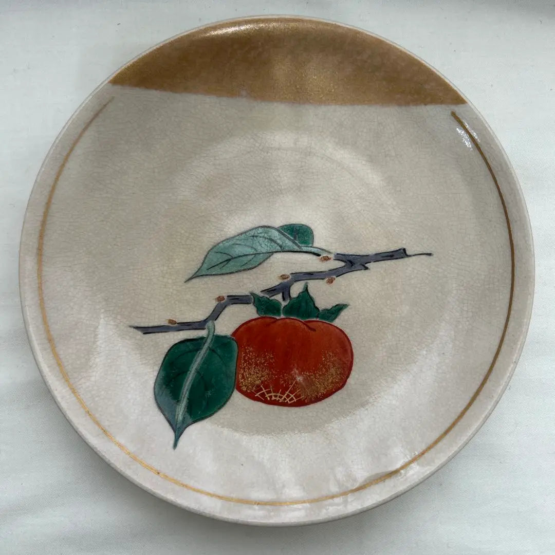 ◉ Only today◉Kutani Sakaeyama Picture Change 5 Plates Retro