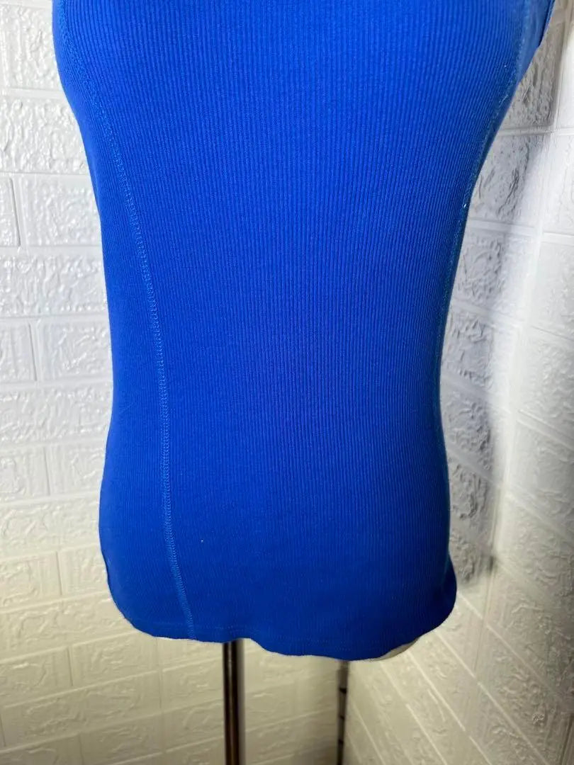 Shake Shake Hoodie Tank Top (F) Blue Sleeveless Hood Blue