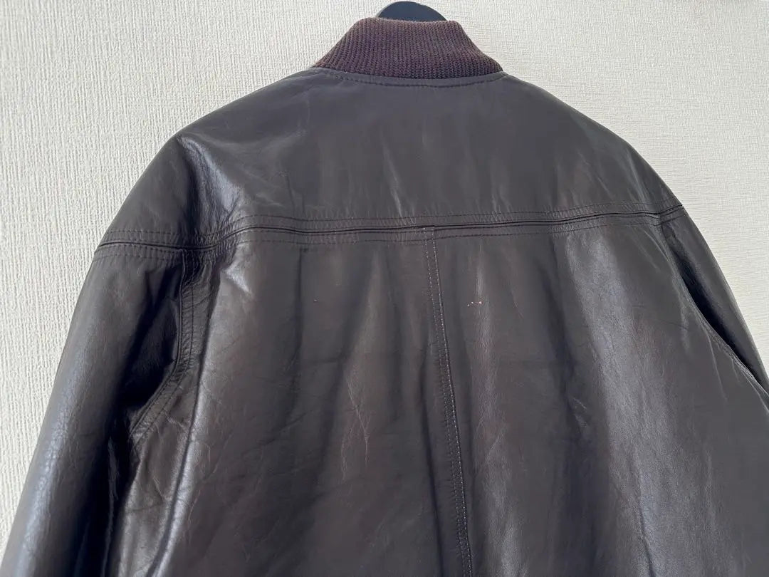 Super Special 70s Catalina Leather Derby Jacket 44