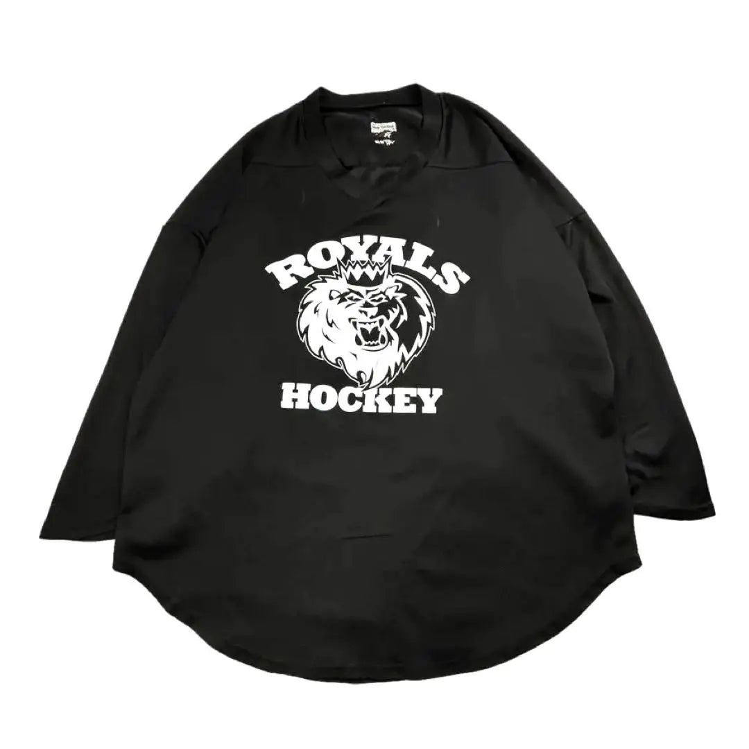 Camiseta de juego ROYALS HOCKEY PEARSOX con estampado de león en negro