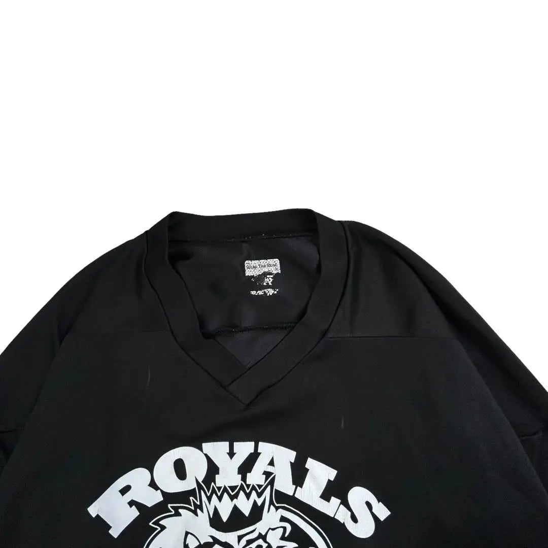 Camiseta de juego ROYALS HOCKEY PEARSOX con estampado de león en negro