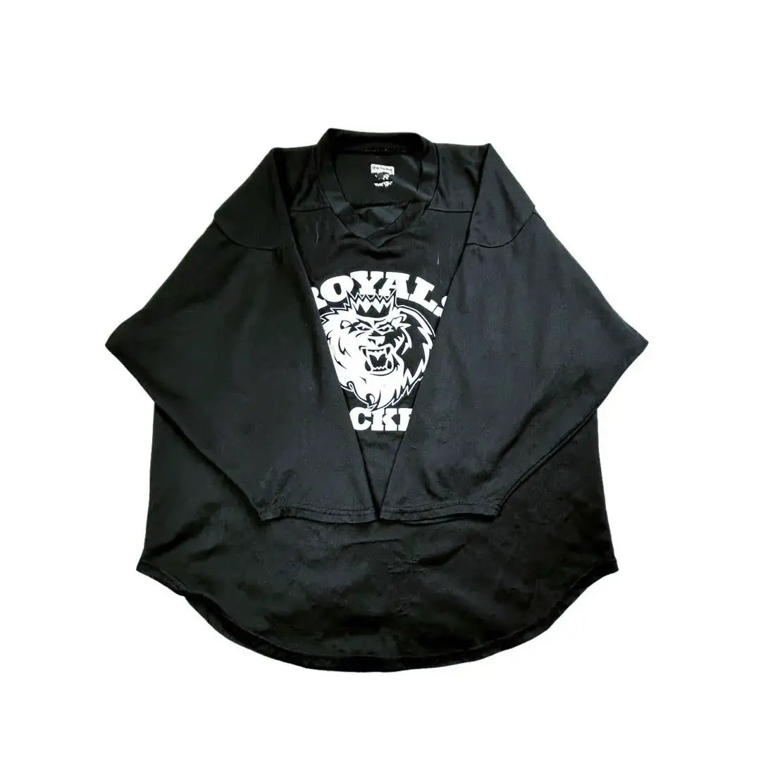 Camiseta de juego ROYALS HOCKEY PEARSOX con estampado de león en negro