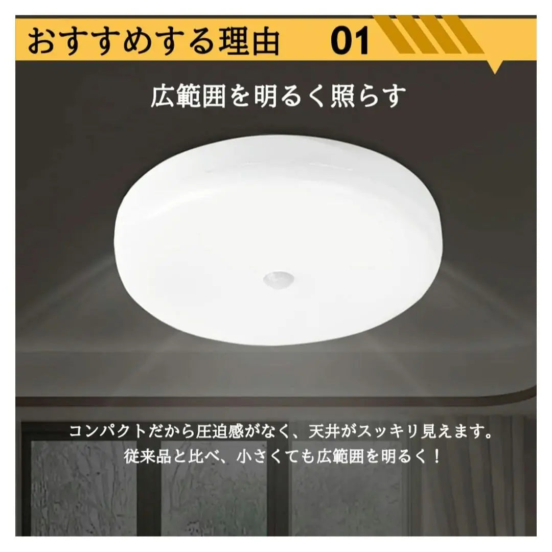 ✨New and unused✨Set of 2 small LED ceiling lights Lighting Energy saving motion sensor