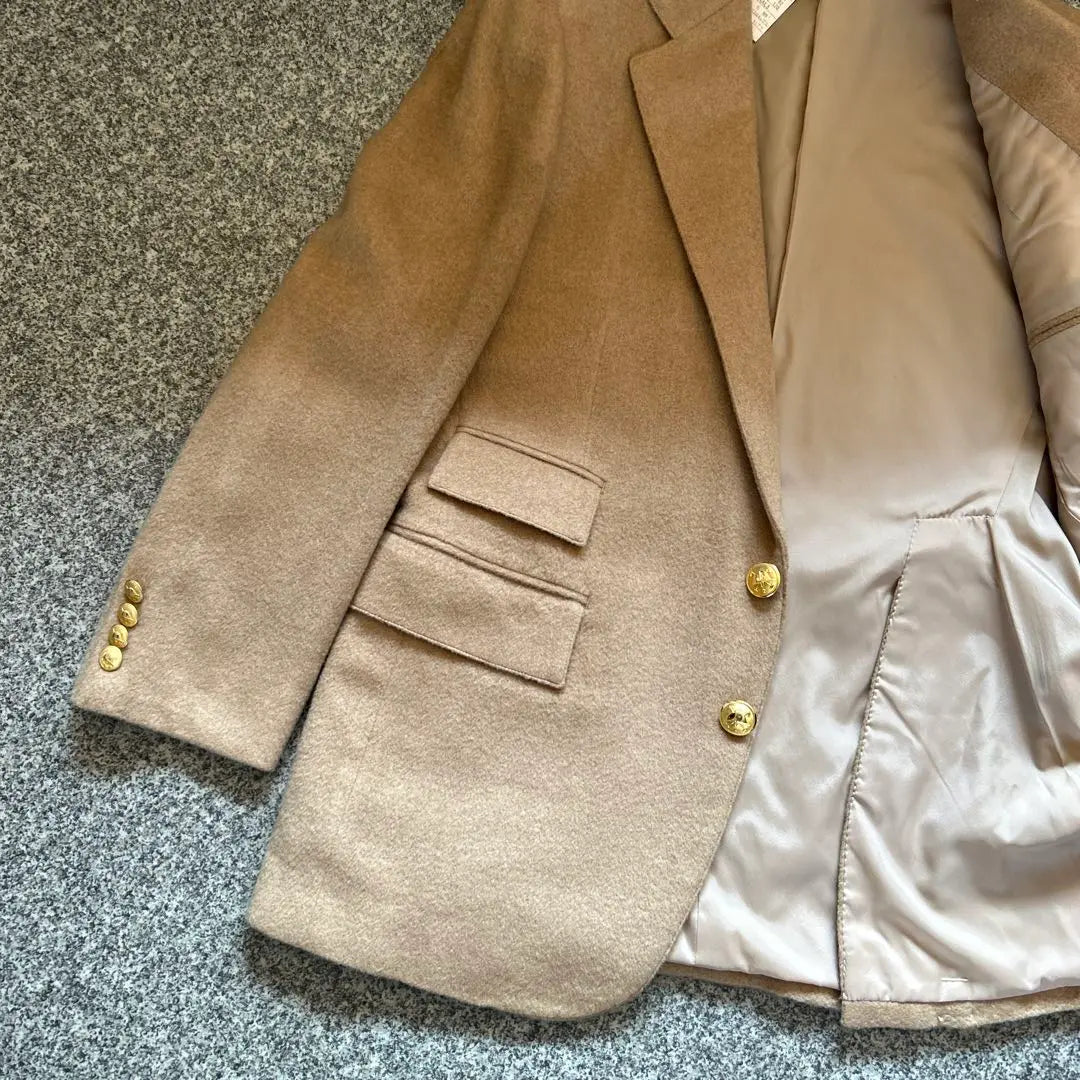 1980s unused Polo Ralph Lauren gold button tailored jacket