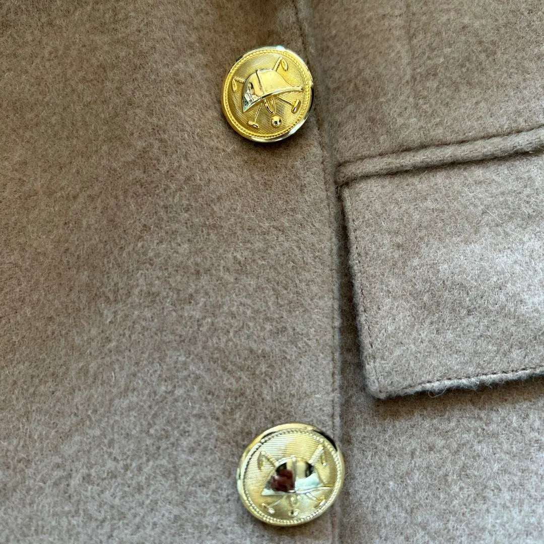 1980s unused Polo Ralph Lauren gold button tailored jacket